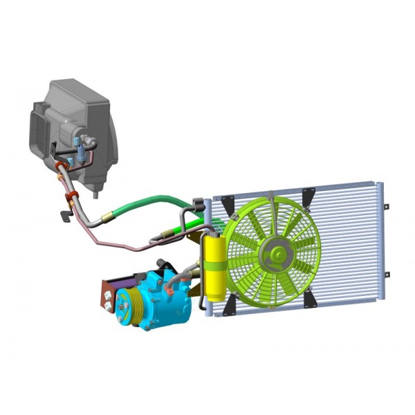 Радиатор кондиционера калина кросс